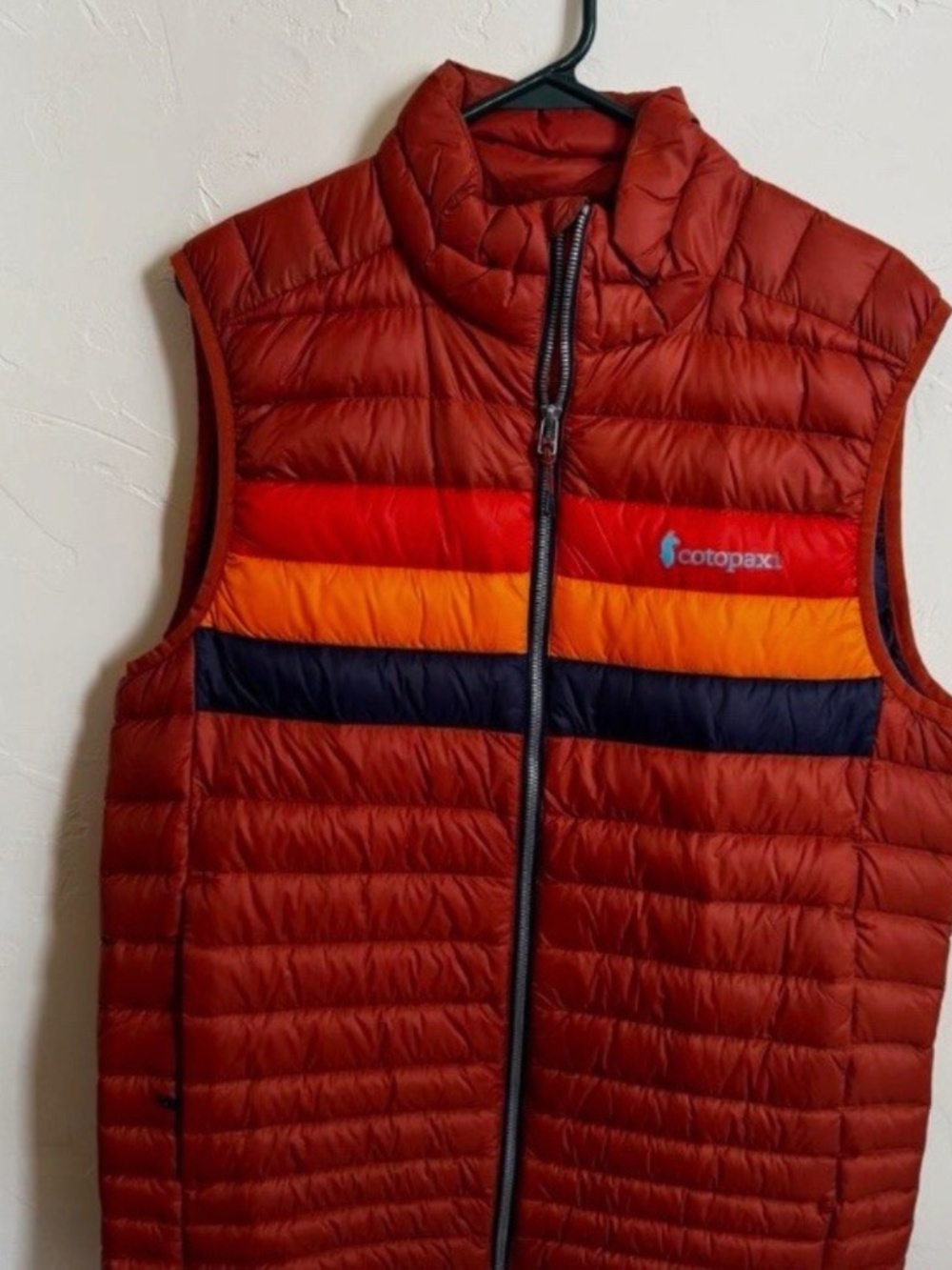 Cotopaxi Fuego Vest Down Puffer - Red/Orange - Men's Medium